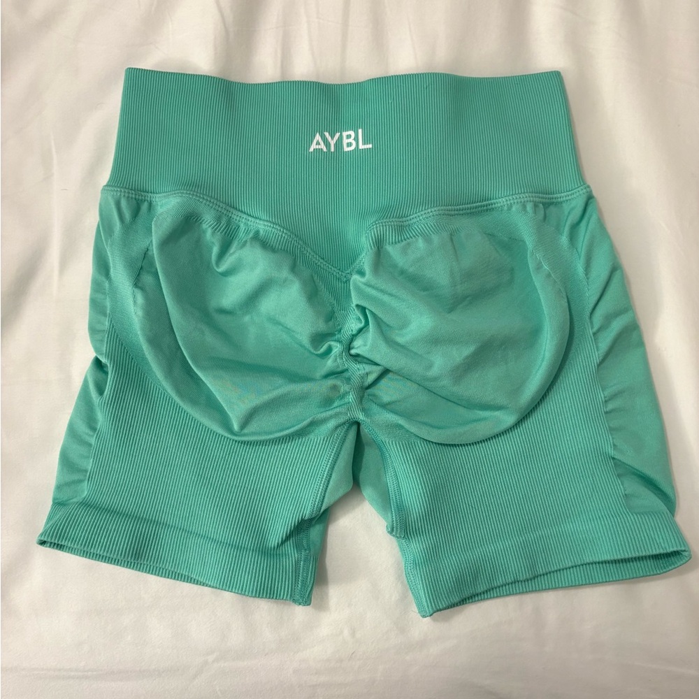 AYBL Mint Green Bike Shorts - Picture 3 of 4